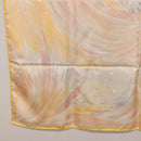 HERMES Carre 90 Scarf ""FEUX DU CIEL"" Silk Yellow Auth 196844M-22