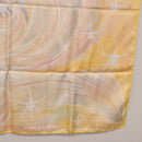 HERMES Carre 90 Scarf ""FEUX DU CIEL"" Silk Yellow Auth 196844M-24