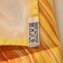 HERMES Carre 90 Scarf ""FEUX DU CIEL"" Silk Yellow Auth 196844M-11