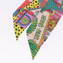 HERMES Twilly Scarf Silk Multicolor Auth 196846-7