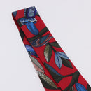 HERMES Twilly Scarf Silk Red Blue Auth 196847M-5