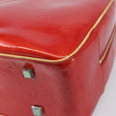 LOUIS VUITTON Monogram Vernis Sutton Hand Bag Red Rouge M91080 LV Auth 196857-17
