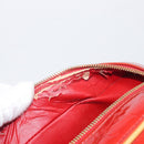 LOUIS VUITTON Monogram Vernis Sutton Hand Bag Red Rouge M91080 LV Auth 196857-9