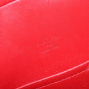 LOUIS VUITTON Monogram Vernis Sutton Hand Bag Red Rouge M91080 LV Auth 196857-21