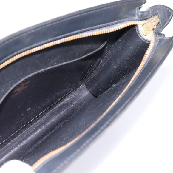 LOUIS VUITTON Epi Pochette Homme Clutch Bag Black M52522 LV Auth 196858