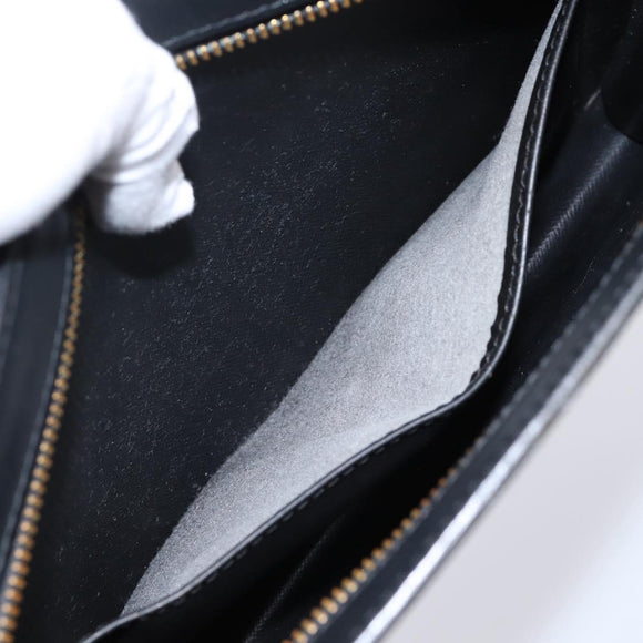 LOUIS VUITTON Epi Pochette Homme Clutch Bag Black M52522 LV Auth 196858
