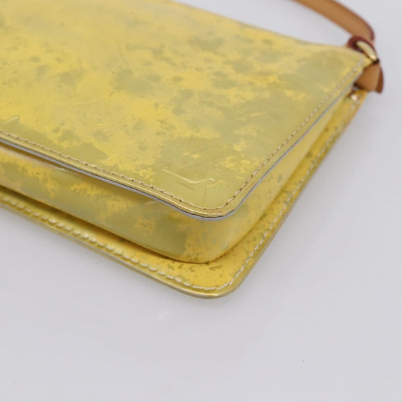 LOUIS VUITTON Monogram Vernis Lexington Pouch Gris M91056 LV Auth 196859