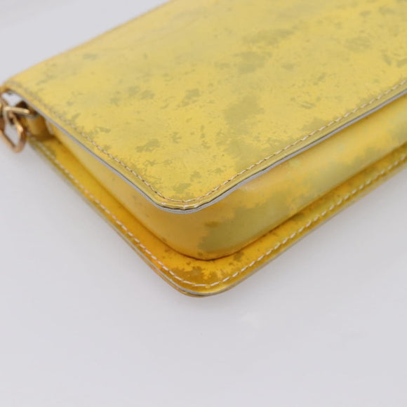 LOUIS VUITTON Monogram Vernis Lexington Pouch Gris M91056 LV Auth 196859