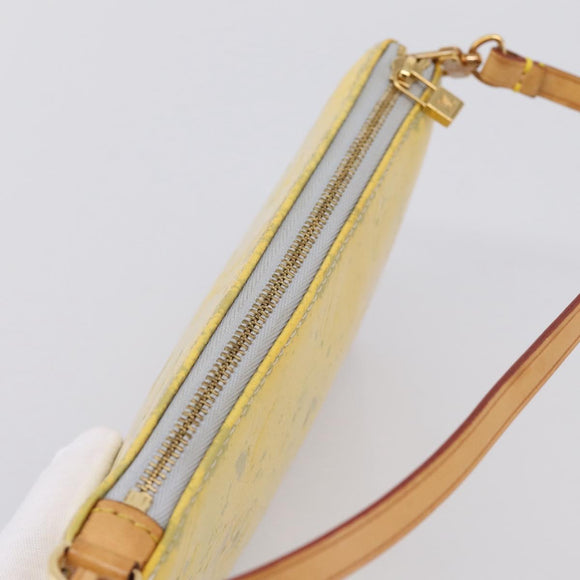 LOUIS VUITTON Monogram Vernis Lexington Pouch Gris M91056 LV Auth 196859