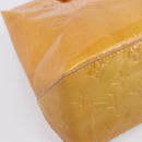 LOUIS VUITTON Monogram Vernis Reade PM Hand Bag Beige M91144 LV Auth 196860-15