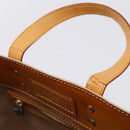 LOUIS VUITTON Monogram Vernis Reade PM Hand Bag Beige M91144 LV Auth 196860-10
