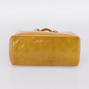 LOUIS VUITTON Monogram Vernis Reade PM Hand Bag Beige M91144 LV Auth 196860-5