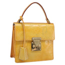 LOUIS VUITTON Monogram Vernis Spring Street Hand Bag Gris M91029 LV Auth 196862-1