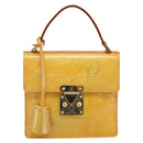 LOUIS VUITTON Monogram Vernis Spring Street Hand Bag Gris M91029 LV Auth 196862-13