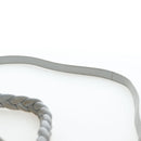 Miu Miu Hand Bag Leather 2way Gray Gold Auth 196873A-16
