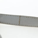 Miu Miu Hand Bag Leather 2way Gray Gold Auth 196873A-17