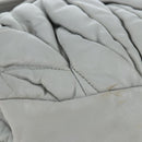 Miu Miu Hand Bag Leather 2way Gray Gold Auth 196873A-19
