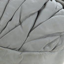 Miu Miu Hand Bag Leather 2way Gray Gold Auth 196873A-20