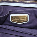 Miu Miu Hand Bag Leather 2way Gray Gold Auth 196873A-31