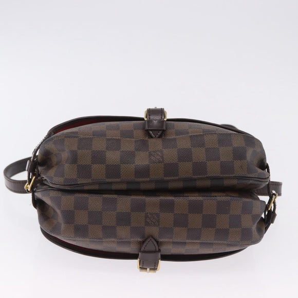 LOUIS VUITTON Damier Ebene Saumur 30 Shoulder Bag SPO N48081 LV Auth 196874