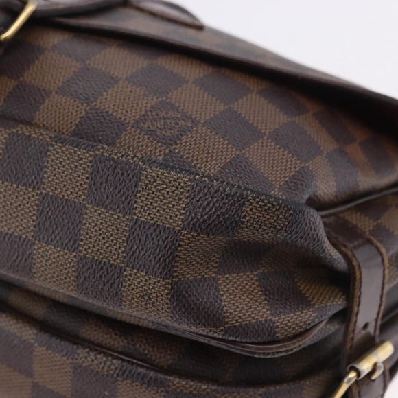 LOUIS VUITTON Damier Ebene Saumur 30 Shoulder Bag SPO N48081 LV Auth 196874