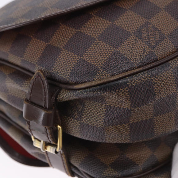 LOUIS VUITTON Damier Ebene Saumur 30 Shoulder Bag SPO N48081 LV Auth 196874