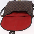 LOUIS VUITTON Damier Ebene Saumur 30 Shoulder Bag SPO N48081 LV Auth 196874-25