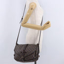 LOUIS VUITTON Damier Ebene Saumur 30 Shoulder Bag SPO N48081 LV Auth 196874-30