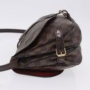 LOUIS VUITTON Damier Ebene Saumur 30 Shoulder Bag SPO N48081 LV Auth 196874-4