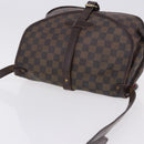 LOUIS VUITTON Damier Ebene Saumur 30 Shoulder Bag SPO N48081 LV Auth 196874-6