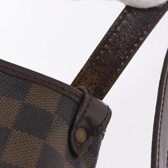 LOUIS VUITTON Damier Ebene Saumur 30 Shoulder Bag SPO N48081 LV Auth 196874