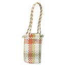 Salvatore Ferragamo Gancini Hand Bag Leather Multicolor Auth 196876A-1