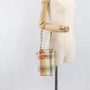 Salvatore Ferragamo Gancini Hand Bag Leather Multicolor Auth 196876A-21