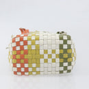 Salvatore Ferragamo Gancini Hand Bag Leather Multicolor Auth 196876A-9