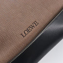 LOEWE Velazquez Tote Bag Leather Brown Gold Auth 196877-18