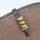 LOEWE Velazquez Tote Bag Leather Brown Gold Auth 196877-19
