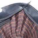 LOEWE Velazquez Tote Bag Leather Brown Gold Auth 196877-21