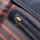 LOEWE Velazquez Tote Bag Leather Brown Gold Auth 196877-23