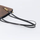 LOEWE Velazquez Tote Bag Leather Brown Gold Auth 196877-7