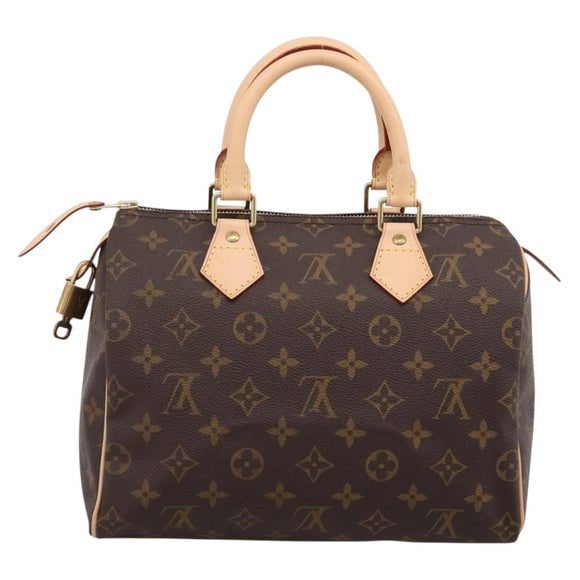 LOUIS VUITTON Monogram Speedy 25 Hand Bag M41528 LV Auth 196878SAM