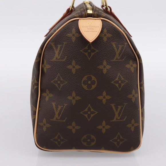 LOUIS VUITTON Monogram Speedy 25 Hand Bag M41528 LV Auth 196878SAM