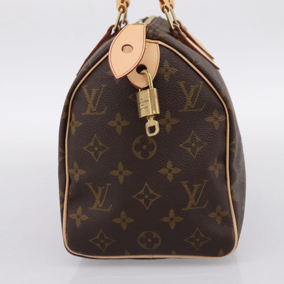 LOUIS VUITTON Monogram Speedy 25 Hand Bag M41528 LV Auth 196878SAM