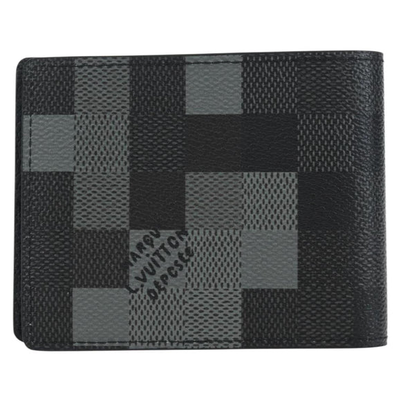 LOUIS VUITTON Damoflage Portefeuille Slender Wallet M14927 LV Auth 196883M