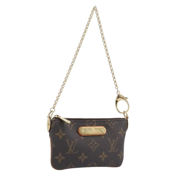 LOUIS VUITTON Monogram Pochette Mira PM Accessory Pouch M60095 LV Auth 196885V