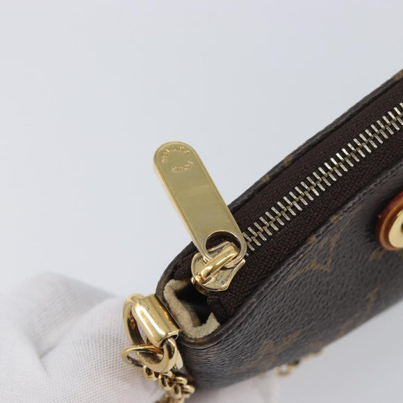 LOUIS VUITTON Monogram Pochette Mira PM Accessory Pouch M60095 LV Auth 196885V