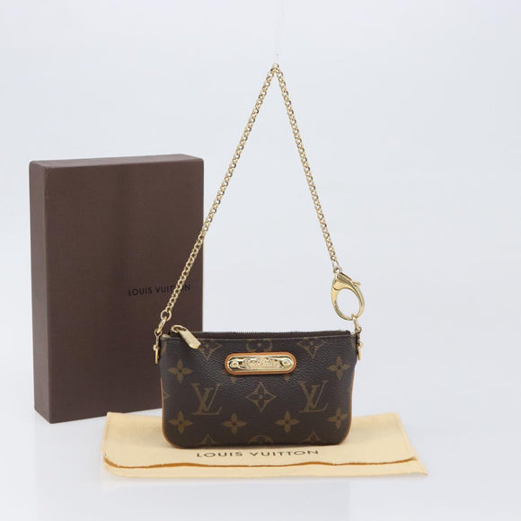 LOUIS VUITTON Monogram Pochette Mira PM Accessory Pouch M60095 LV Auth 196885V