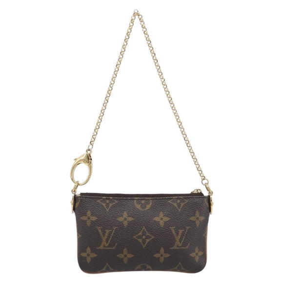 LOUIS VUITTON Monogram Pochette Mira PM Accessory Pouch M60095 LV Auth 196885V