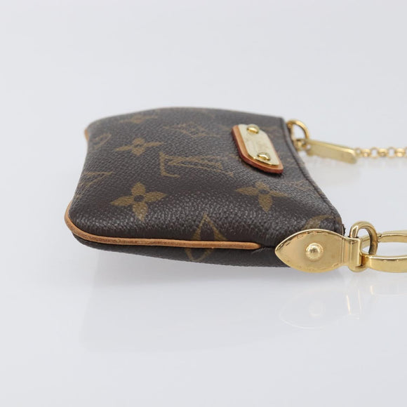 LOUIS VUITTON Monogram Pochette Mira PM Accessory Pouch M60095 LV Auth 196885V