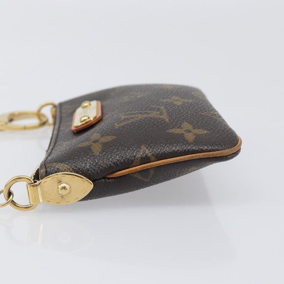 LOUIS VUITTON Monogram Pochette Mira PM Accessory Pouch M60095 LV Auth 196885V