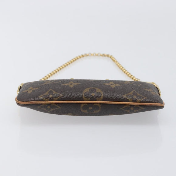LOUIS VUITTON Monogram Pochette Mira PM Accessory Pouch M60095 LV Auth 196885V